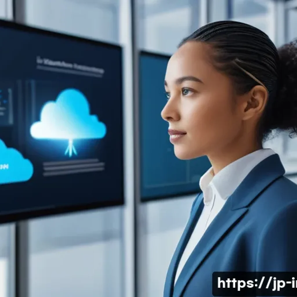 정보처리 실기 시험에서 가장 어려운 문제 해설 - **Generative AI and Cloud Revolution:**
"A vibrant, high-resolution digital illustration depicti...