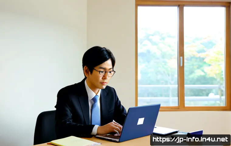 IT 실무자들이 추천하는 정보처리 자격증 학습법 - Photorealistic Japanese IT professional studying for an information technology certification at a cl...
